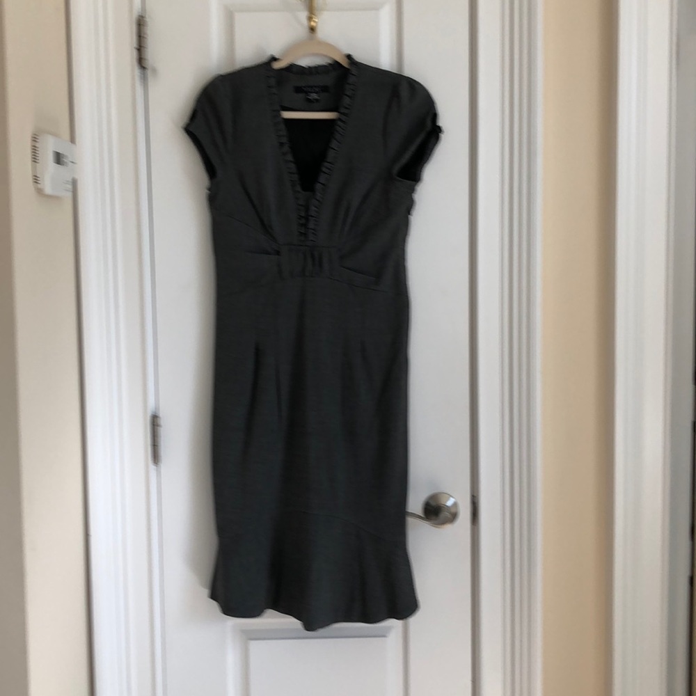 Nougat London cap sleeve dress